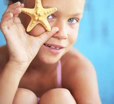 Girl with Starfish Southern Indiana Pediatrics